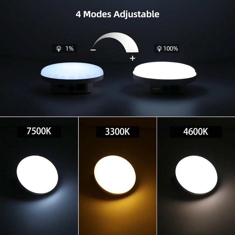 Amkulop Camping Tent Light LED Rechargeable Portable Hanging Lantern with Remote,IPX5 Waterproof Outdoor Lights with Battery Power, Camp Lamp Light for Glamping Indoor Outages Car Repair - Image 2